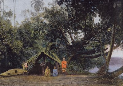 Indigenous Hut by European Photographer
